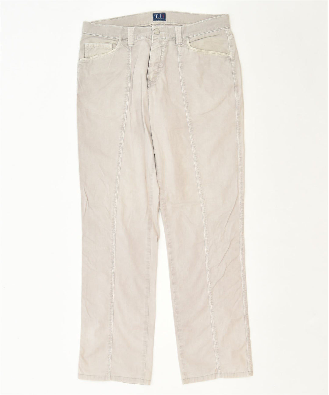 TRUSSARDI Womens Slim Casual Trousers W32 L32 Grey Cotton Classic | Vintage | Thrift | Second-Hand | Used Clothing | Messina Hembry 