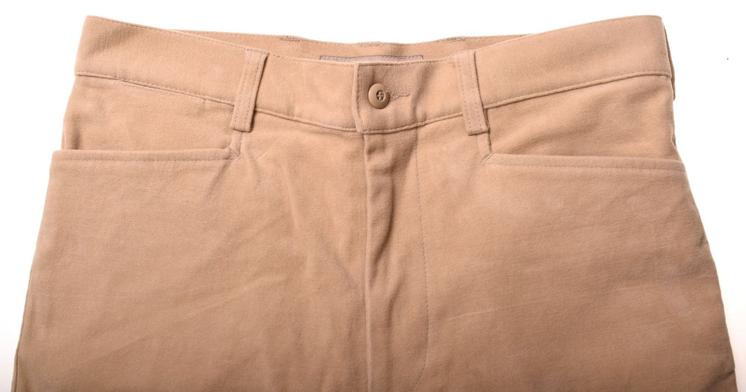 AVIREX Womens Trousers W30 L32 Khaki Cotton - Second Hand & Vintage Designer Clothing - Messina Hembry