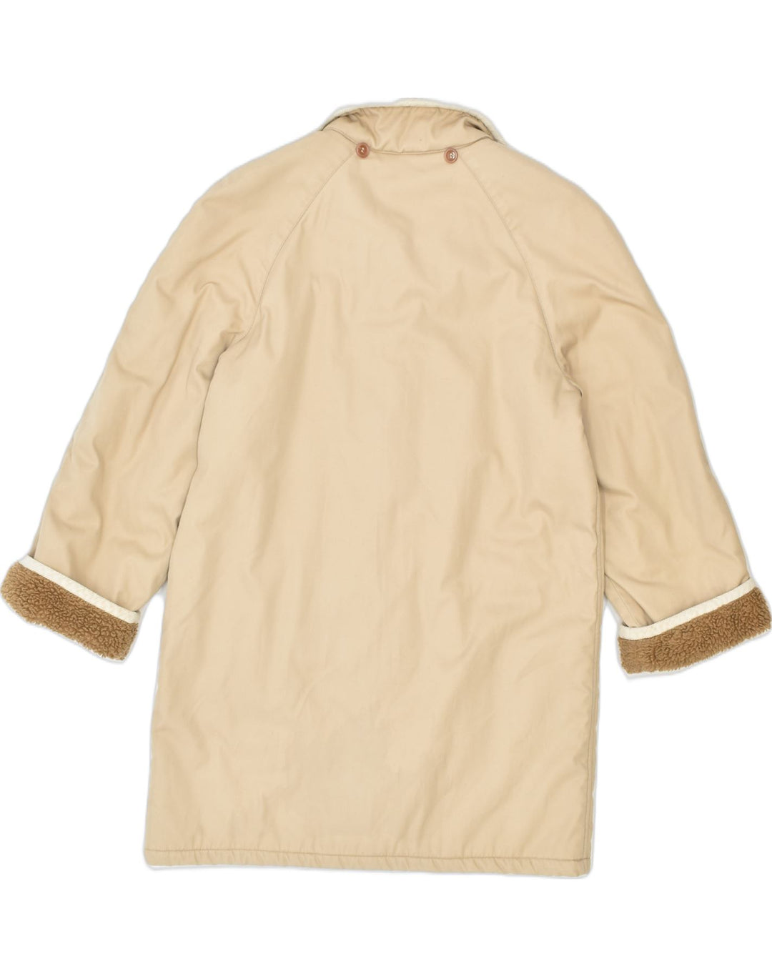 VINTAGE Womens Sherpa Coat UK 16 Large Brown | Vintage | Thrift | Second-Hand | Used Clothing | Messina Hembry 