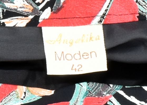 ANGELIKA Womens Maxi Skirt EU 42 Large W32 Multicoloured Floral Viscose | Vintage | Thrift | Second-Hand | Used Clothing | Messina Hembry 