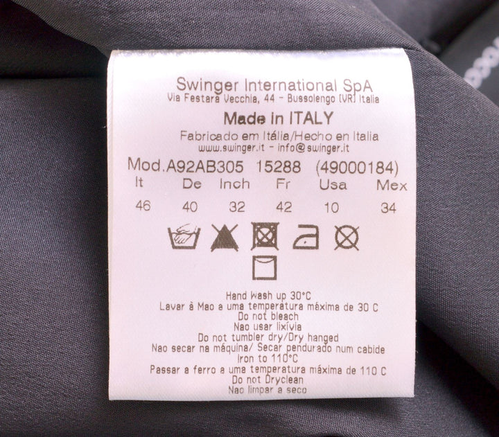 ROCCOBAROCCO Womens Pencil Skirt IT 46 Large W34 Black Polyester - Second Hand & Vintage Designer Clothing - Messina Hembry