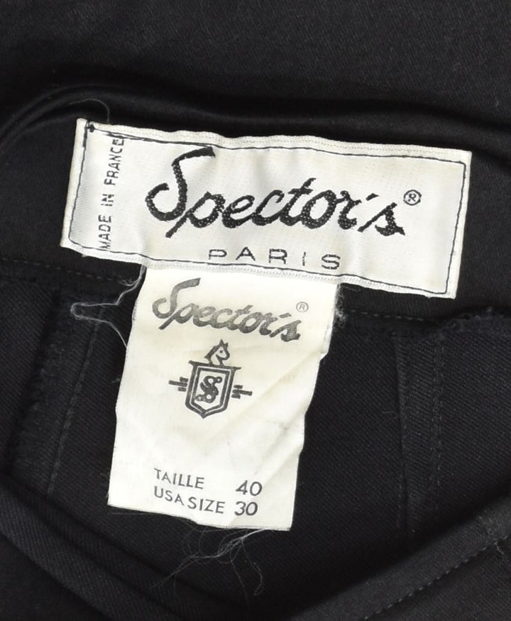 SPECTOR'S Womens Pencil Skirt EU 40 Medium W27 Black Viscose Vintage | Vintage | Thrift | Second-Hand | Used Clothing | Messina Hembry 