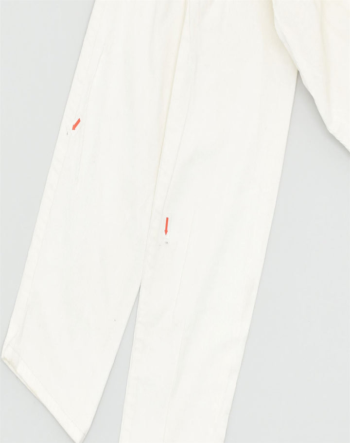 TOMMY HILFIGER Womens Slim Casual Trousers W34 L31 White | Vintage | Thrift | Second-Hand | Used Clothing | Messina Hembry 