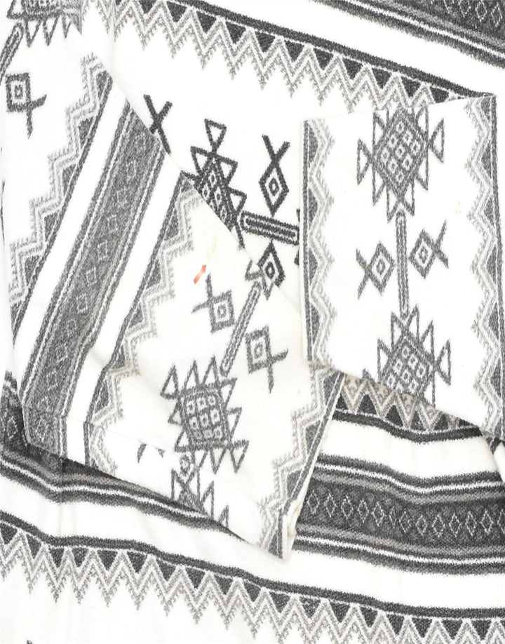 VINTAGE Womens Crew Neck Jumper Sweater UK 18 XL Grey Geometric Aztec | Vintage | Thrift | Second-Hand | Used Clothing | Messina Hembry 