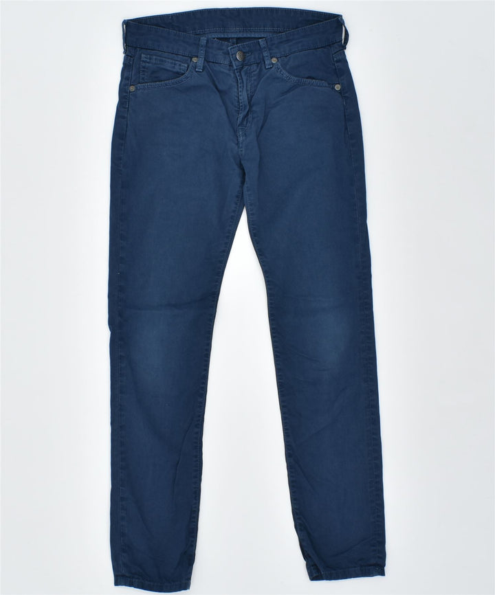 HACKETT Girls Slim Fit Casual Trousers 13-14 Years W29 L30 Navy Blue | Vintage | Thrift | Second-Hand | Used Clothing | Messina Hembry 