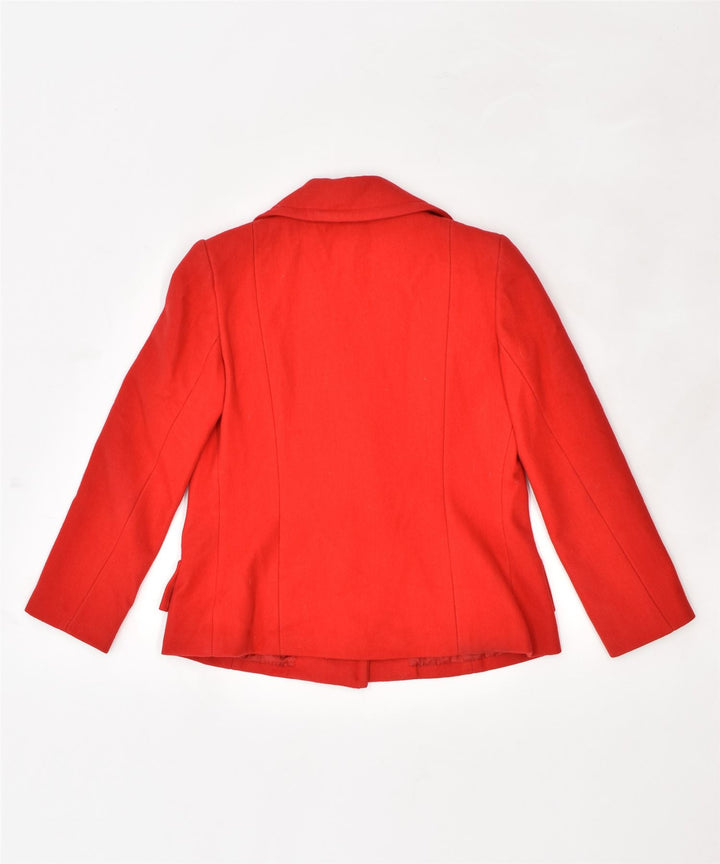 VINTAGE Womens 2 Button Blazer Jacket UK 10 Small Red | Vintage | Thrift | Second-Hand | Used Clothing | Messina Hembry 