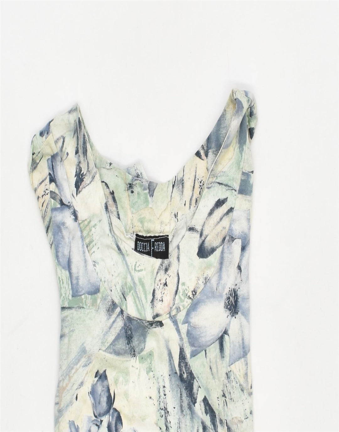 DOCCIA FREDDA Womens Bodysuit UK 6 XS Multicoloured Floral | Vintage | Thrift | Second-Hand | Used Clothing | Messina Hembry 