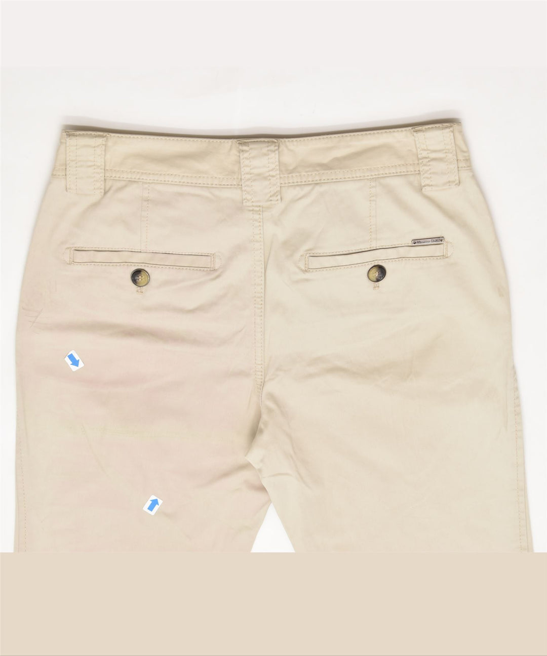 MASSIMO DUTTI Womens Slim Chino Trousers W28 Medium Beige Cotton | Vintage | Thrift | Second-Hand | Used Clothing | Messina Hembry 