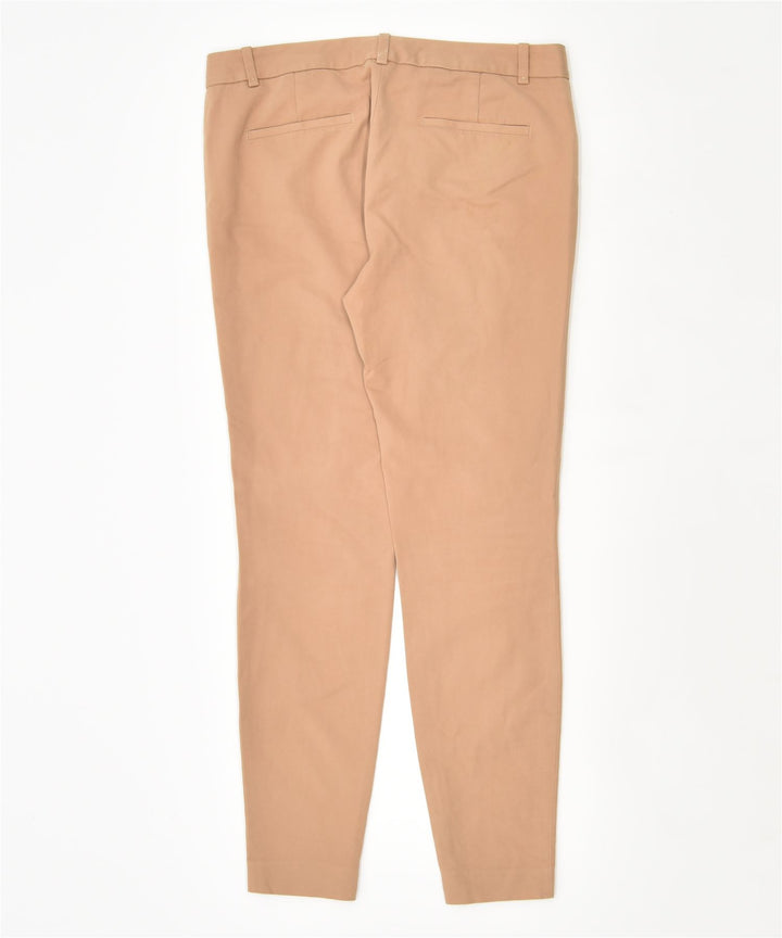 MASSIMO DUTTI Womens Slim Casual Trousers US 6 Medium W31 L29 Brown | Vintage | Thrift | Second-Hand | Used Clothing | Messina Hembry 