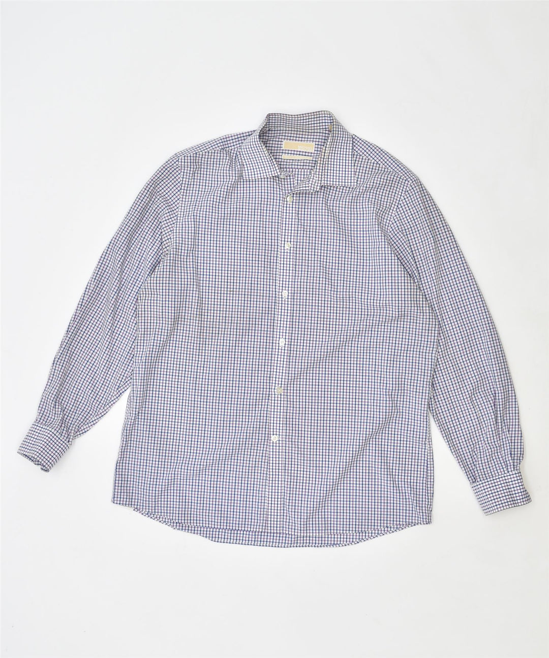 MICHAEL KORS Mens Shirt Size 16 1/2 Large Multicoloured Check Cotton | Vintage | Thrift | Second-Hand | Used Clothing | Messina Hembry 