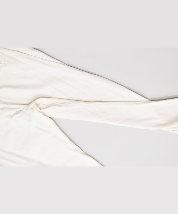LEE Womens Short Straight Casual Trousers W38 L27 White Cotton Vintage | Vintage | Thrift | Second-Hand | Used Clothing | Messina Hembry 